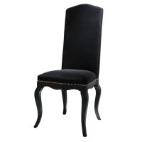 Chaise noire Barocco