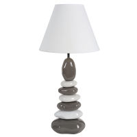Lampada Ciottoli modello grande grigio
