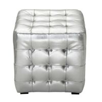 Puff argento Chesterfield