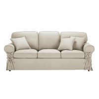 Divano letto 3/4 posti trasformabile lino Butterfly