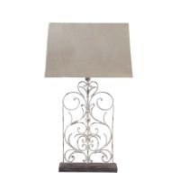 Lampada da tavolo Eloïse bianca