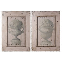 Set di 2 lastre decorative Tuilerie