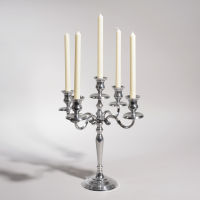 Candeliere cromato Nodier