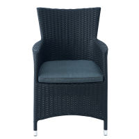 Poltrona nera Antibes