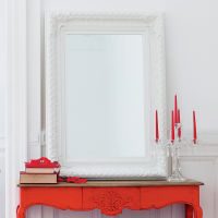Miroir Marquise blanc 95x125