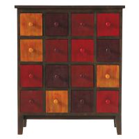 Kabinetkast rood Solferino
