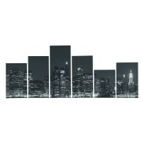 Set van 6 doeken City Night