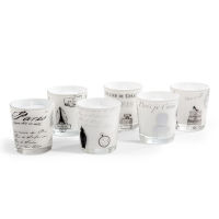 Koffer met 6 kaarsen Haute couture