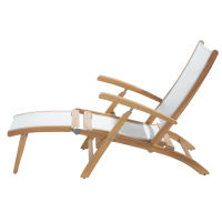 Ligstoel wit Capri