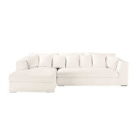 5-seat corner sofa in ivory Long Island