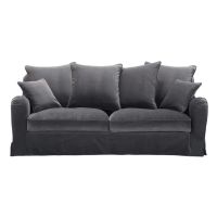 Sofa Grey, seats 3 Bovary