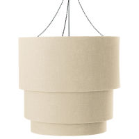 Drum Pendant Lamp in ivory