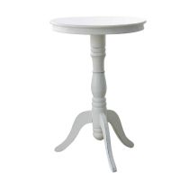 White gueridon occasional table Adele