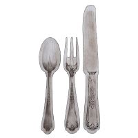 Set of 3 Cutlery Wall Panels