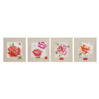 Set of 4 Flower Canvas Prints