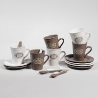 Blason 6-piece coffee cup set