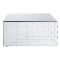 White coffee table Square Garden