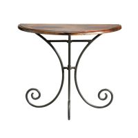Half-moon side table Lubéron