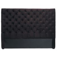 140 cm chocolate headboard Chesterfield