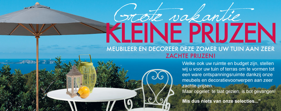 Grote vakantie kleine prijzen