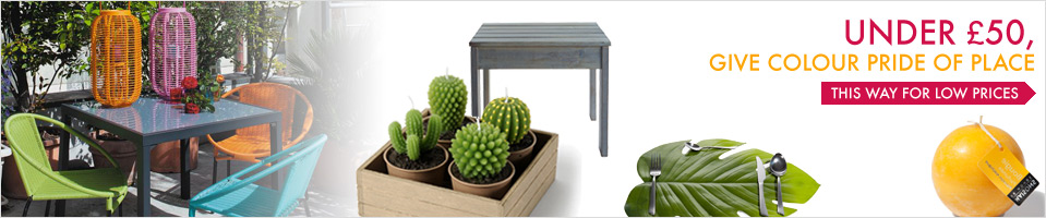 Under £50 give colour pride of place