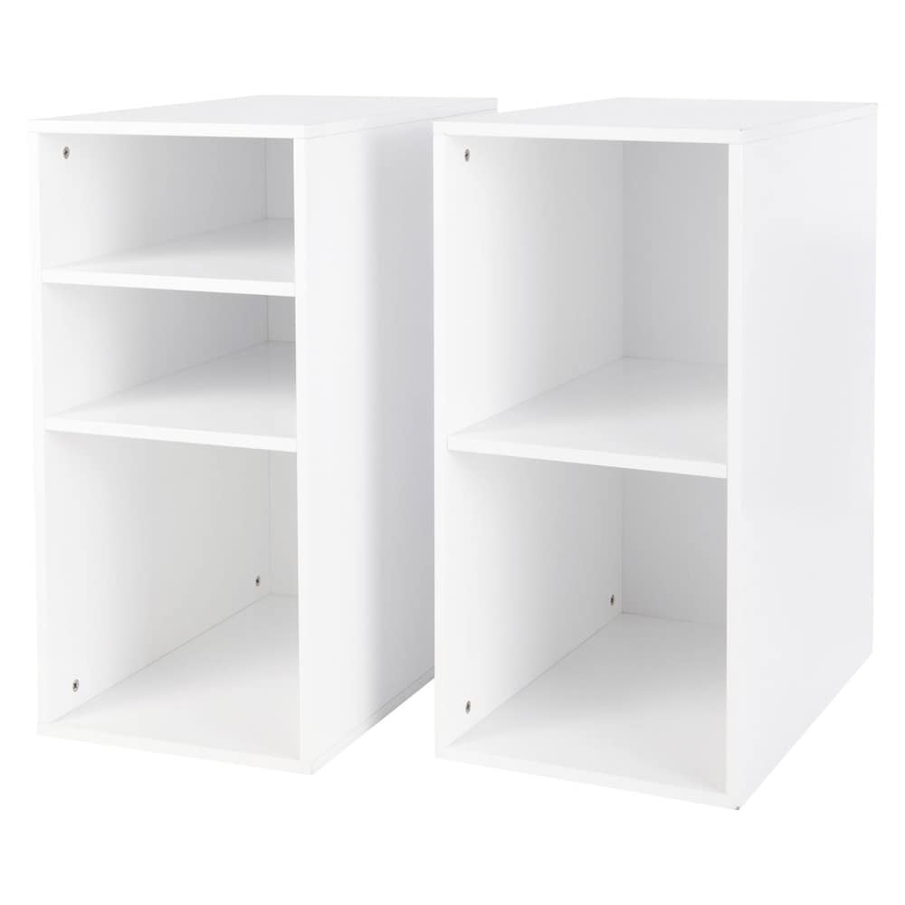 Bureau Bois Blanc : Desk with Wooden Crates Bureau Bois Blanc : Desk with Wooden Crates