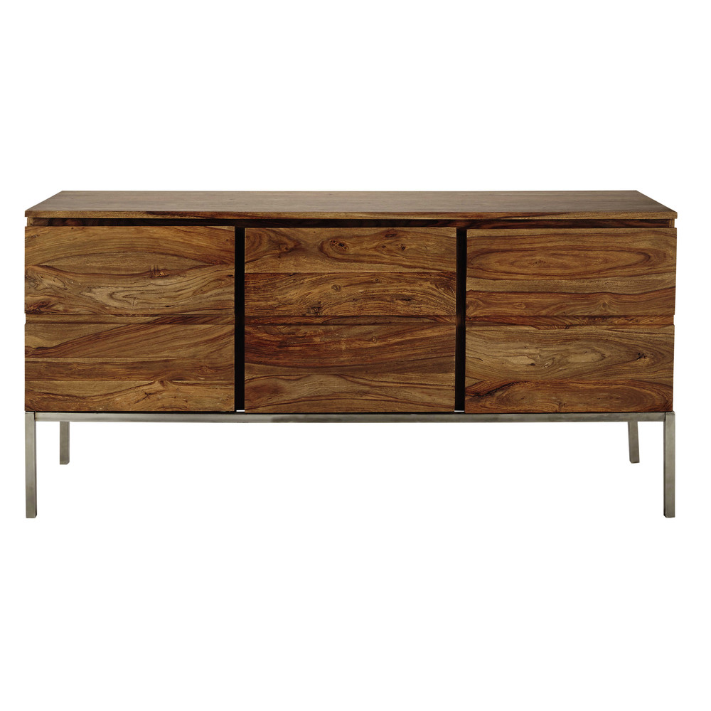 Aparador de madera de sisu maciza An 165 cm Frost Maisons du Monde Lider Artesanato Pedreira ~ Aparador de madera de sisu maciza An 165 cm Frost Maisons du Monde