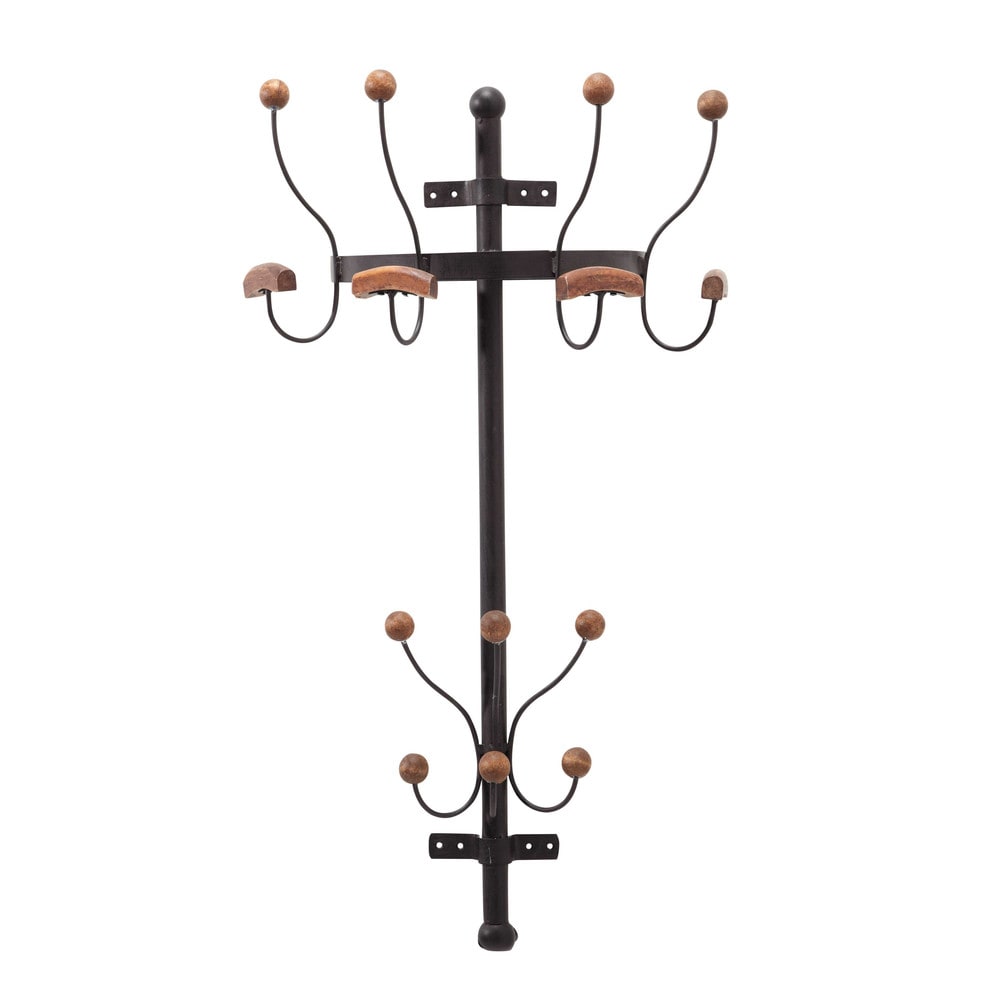 ARMAND rusted look metal wallmounted coat stand Maisons du Monde