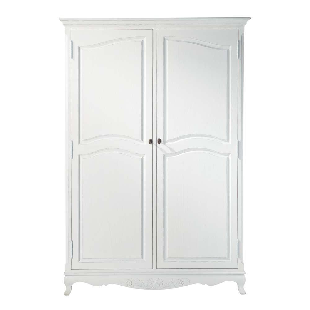 maison du monde armoires armoire en bois de paulownia blanche l 130 cm jos 233 phine maison du monde armoires armoire en bois de paulownia blanche l 130 cm jos 233 phine