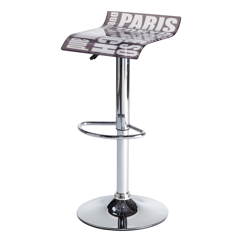 Barhocker Metall mit Fußstütze - Cities Cities | Maisons du Monde