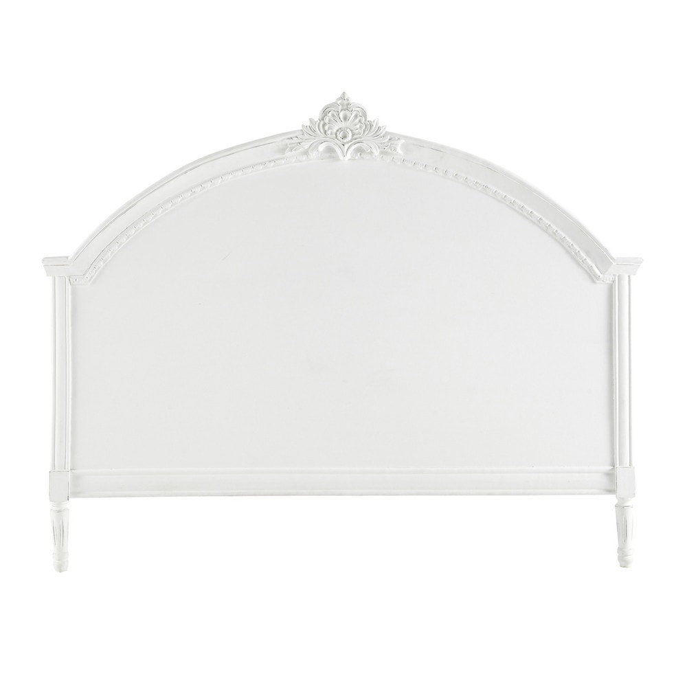 Bett-Kopfteil aus Mangoholz, B 140 cm, weiß Médicis | Maisons du Monde