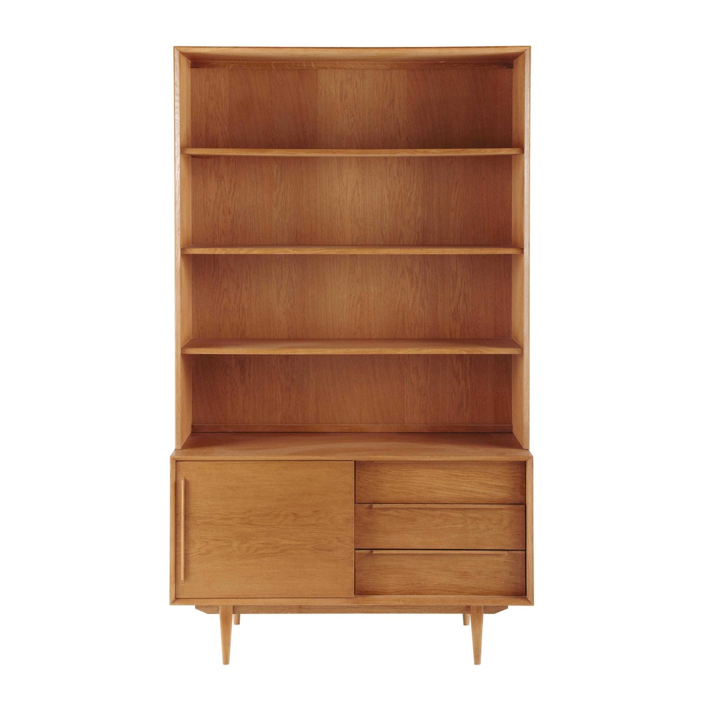 › Biblioteca vintage de roble macizo dorado An 120 cm PORTOBELLO › Biblioteca vintage de roble macizo dorado An 120 cm PORTOBELLO
