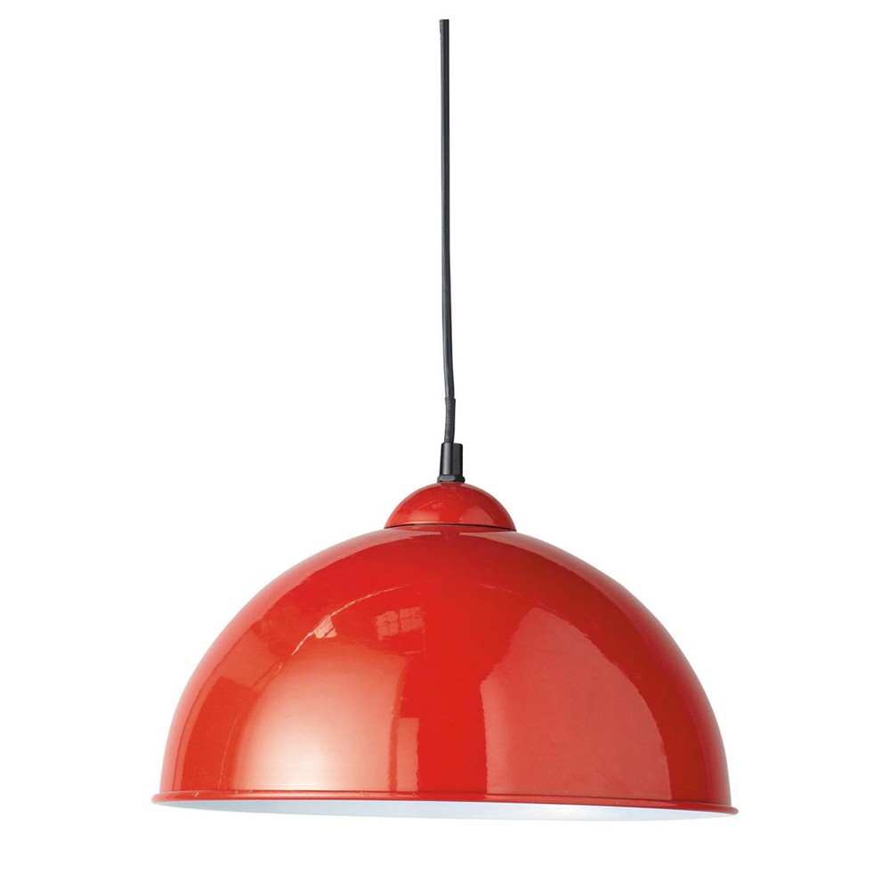 Bristol red metal ceiling light Maisons du Monde
