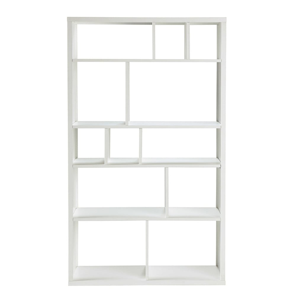 Bücherregal aus Holz, B 100 cm, weiß Tonic Maisons du Monde ~ Bücherregal aus Holz, B 100 cm, weiß Tonic Maisons du Monde ~ Bücherregal Dekorativ Einräumen