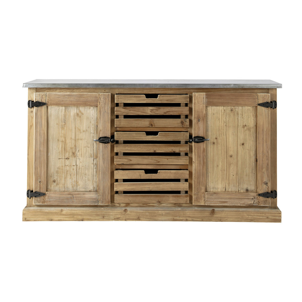 Billot Bois Maison Du Monde : Buffet en bois recycl? L 160 cm Pagnol Maisons du Monde Billot Bois Maison Du Monde : Buffet en bois recycl? L 160 cm Pagnol Maisons du Monde
