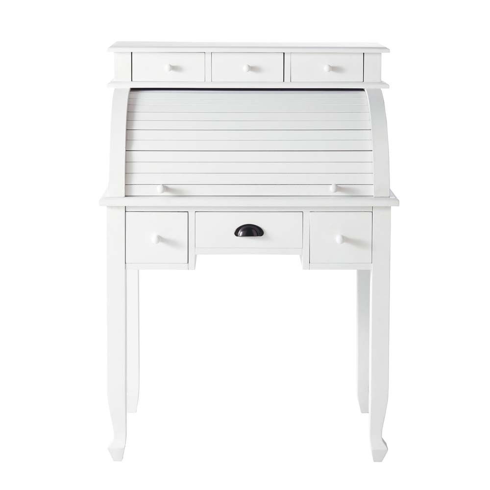 Bureau Bois Blanc : et secr?taires ? Bureau secr?taire en bois blanc L 82 cm FREEPORT Bureau Bois Blanc : et secr?taires ? Bureau secr?taire en bois blanc L 82 cm FREEPORT