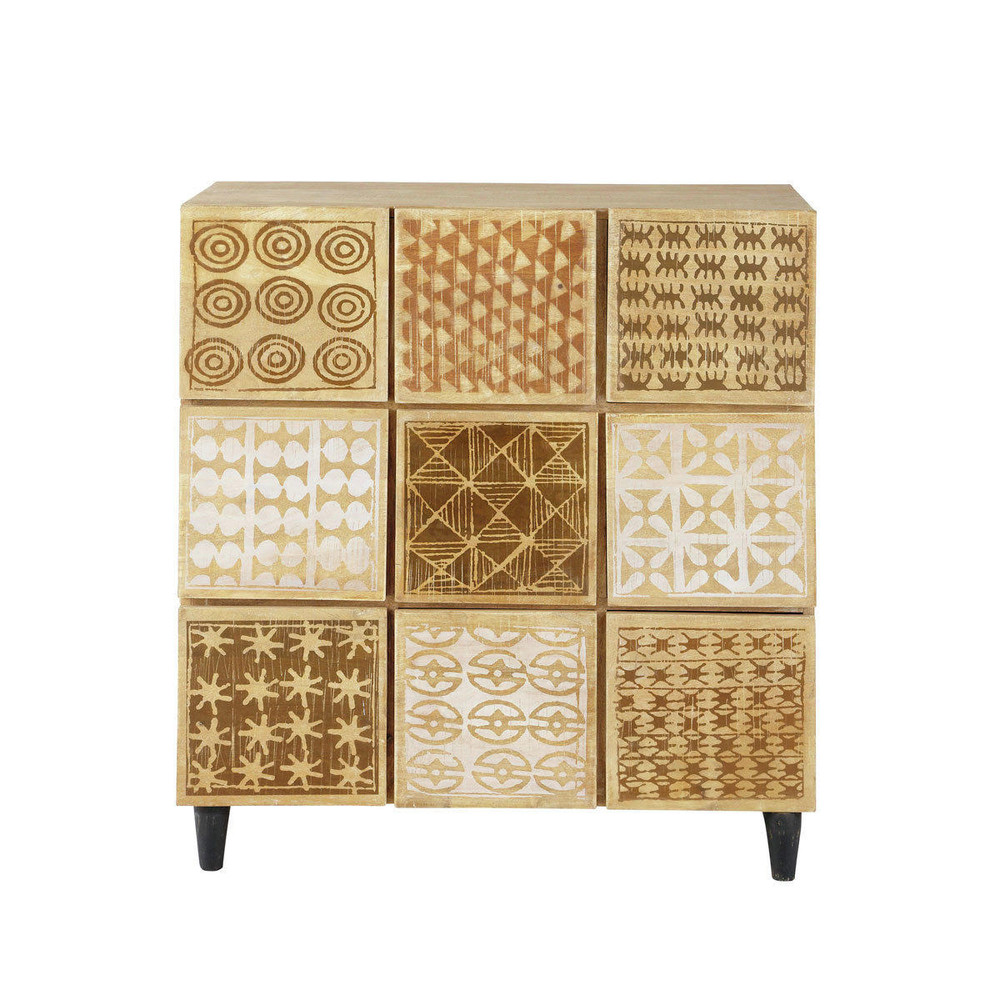 de rangement en manguier massif L 86 cm Serengeti Maisons du Monde