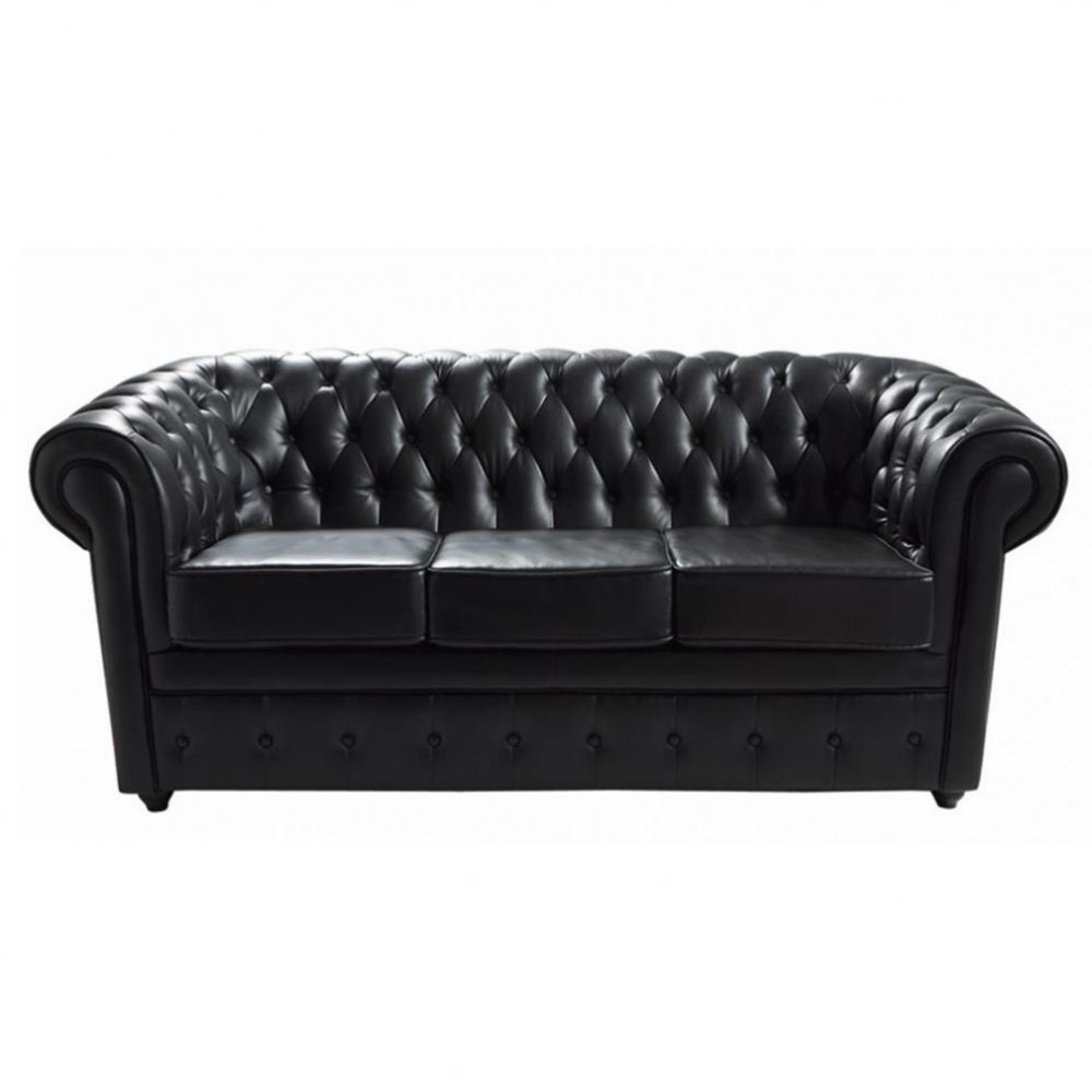 canapé chesterfield cuir canap 233 capitonn 233 3 places en cuir noir chesterfield maisons du monde canapé chesterfield cuir canap 233 capitonn 233 3 places en cuir noir chesterfield maisons du monde
