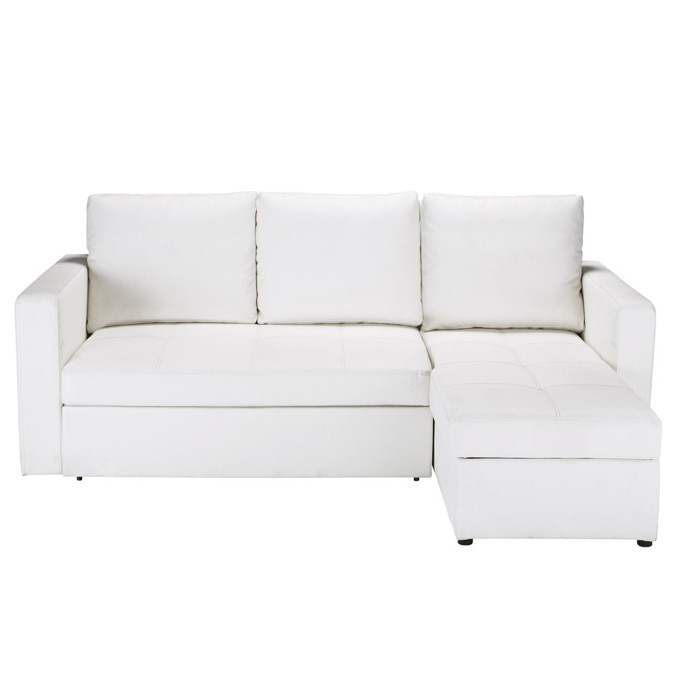 Canape Convertible Blanc canap 233 d angle convertible 3 places blanc toronto Canape Convertible Blanc canap 233 d angle convertible 3 places blanc toronto
