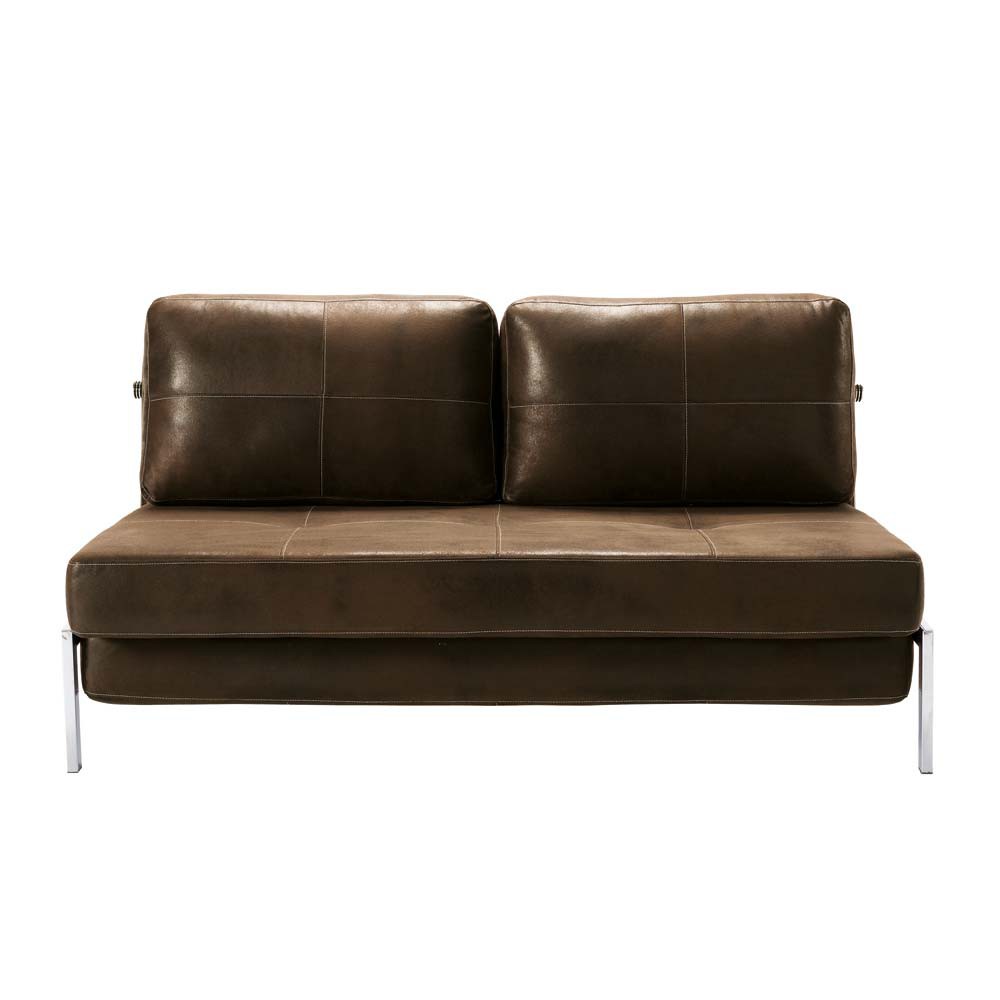 Deco chambre moderne marron: photo taupe et méridienne : déco deco.fr.