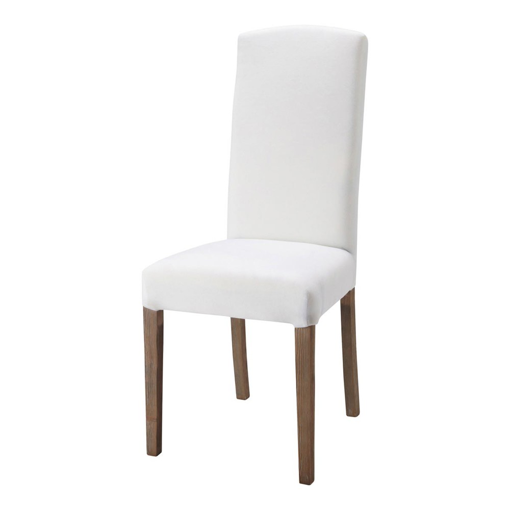 Chaise Bois Tissu chaise en tissu et bois blanche maisons du monde Chaise Bois Tissu chaise en tissu et bois blanche maisons du monde