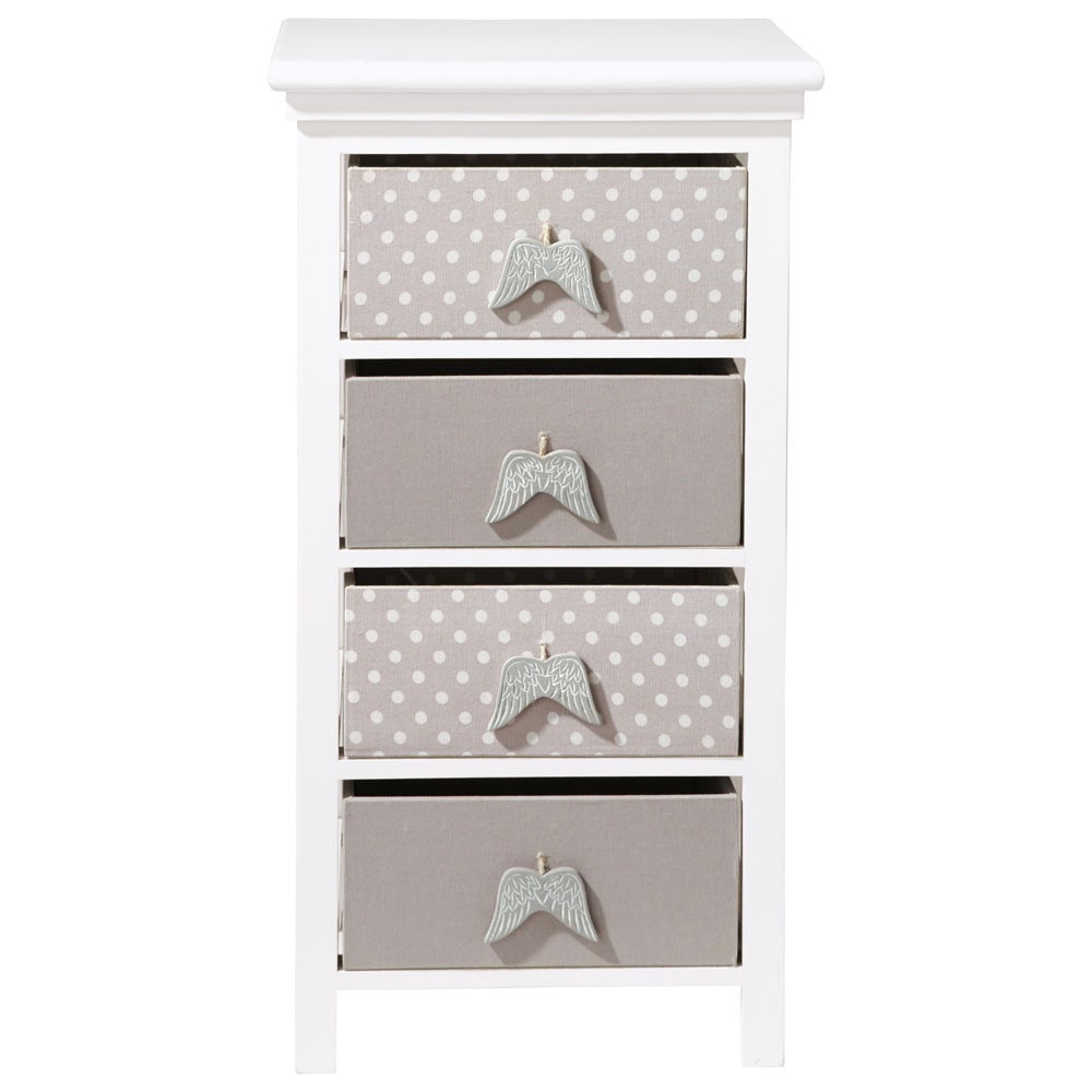 Chiffonnier enfant blanc L 46 cm Ange | Maisons du Monde