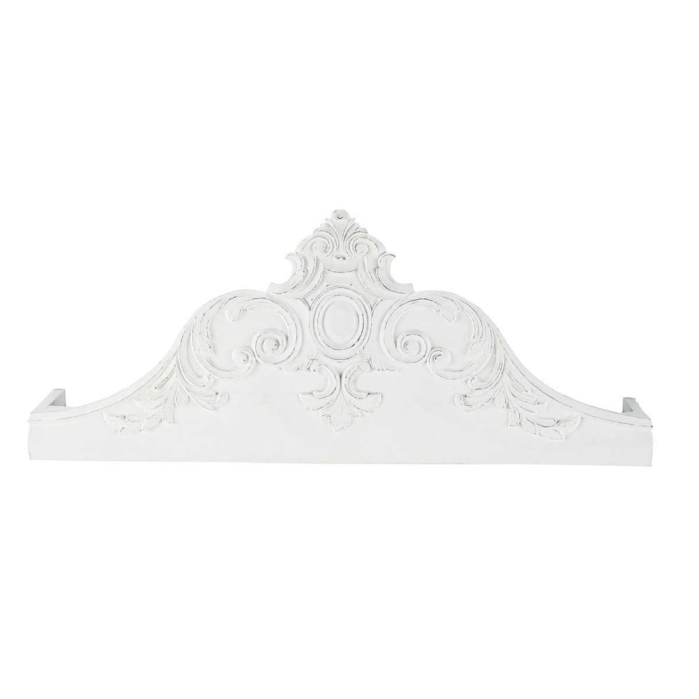 Ciel De Lit En Bois Sculpte : ciel de lit sculpt? en manguier massif blanc l 100 cm avec ce ciel de Ciel De Lit En Bois Sculpte : ciel de lit sculpt? en manguier massif blanc l 100 cm avec ce ciel de
