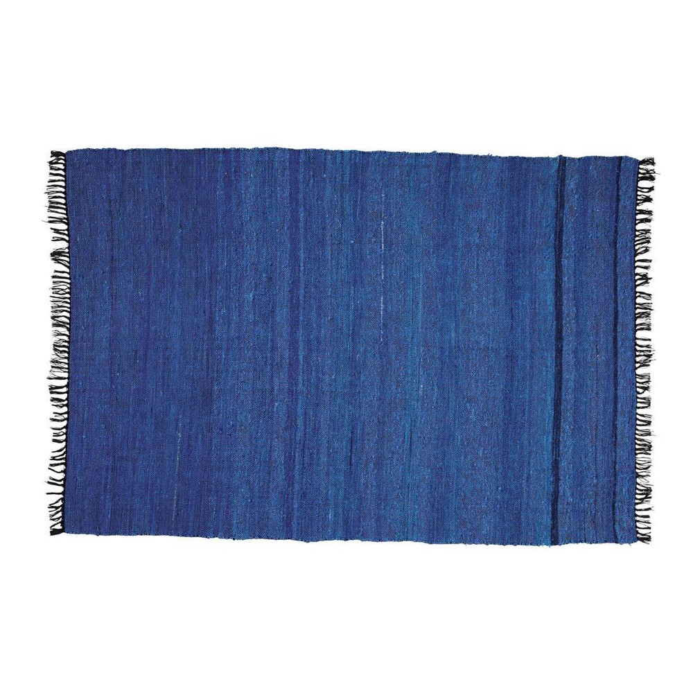 Cobalt blue rug 140x200 Maisons du Monde
