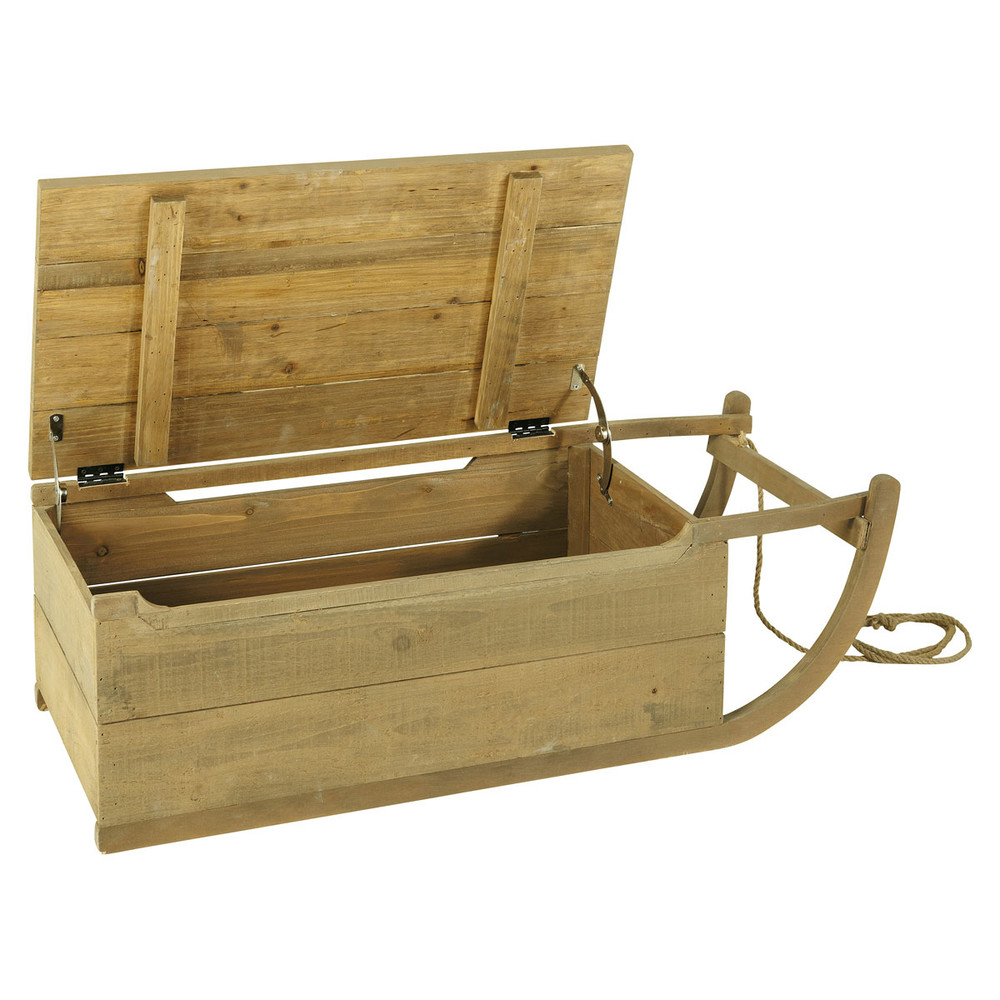 Luge En Bois Deco : Accueil ? meubles ? Coffre enfant luge bois recycl? NOISETTE Luge En Bois Deco : Accueil ? meubles ? Coffre enfant luge bois recycl? NOISETTE