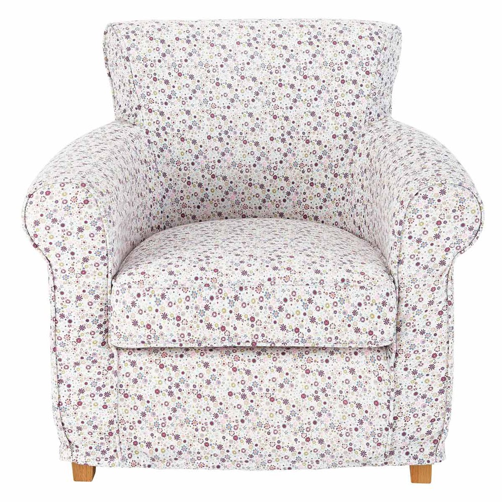 Cotton child's armchair in floral print Ines Maisons du Monde