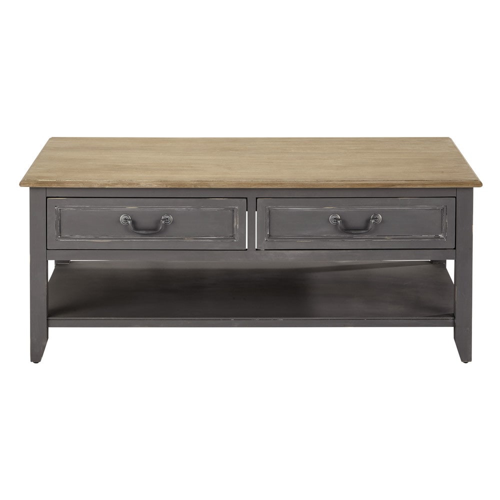 Couchtisch aus Holz, B 110 cm, grau Honorine | Maisons du Monde