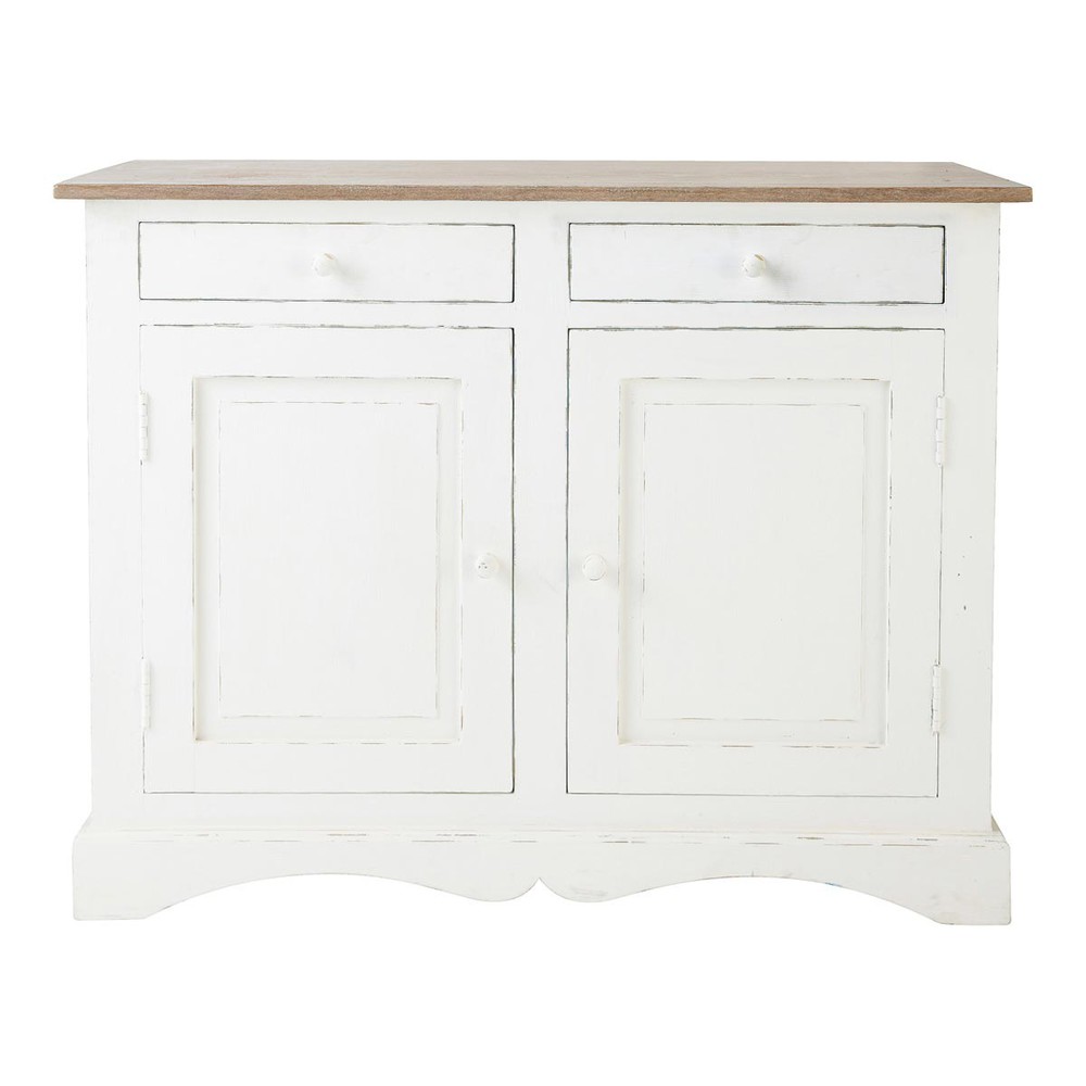Credenza bianca in mango L 110 cm Aubagne Maisons du Monde
