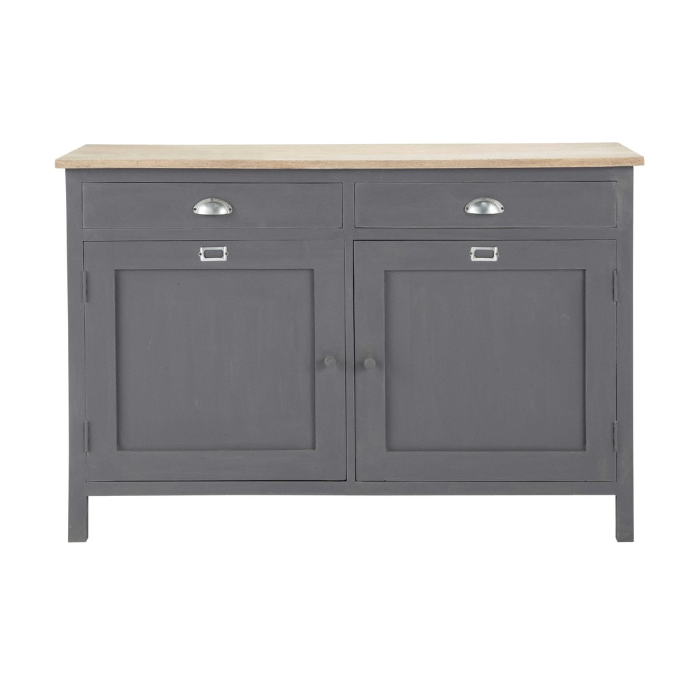 Credenza grigia in legno L 125 cm Chablis Maisons du Monde