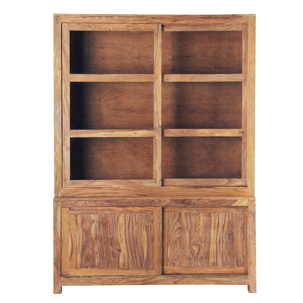 Credenza in massello di legno di sheesham L 160 cm Stockholm Maisons